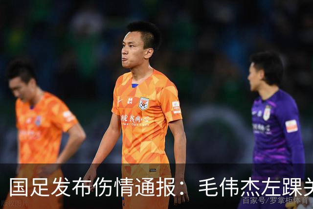 国足发布伤情通报：毛伟杰左踝关节韧带损伤，预计缺阵铜牌战；张琳艳右膝前交叉韧带断裂，已顺利进行手术