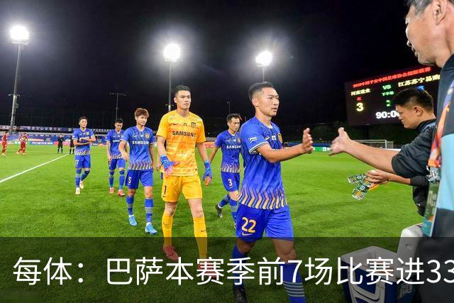 每体：巴萨本赛季前7场比赛进33球，皇马少14球