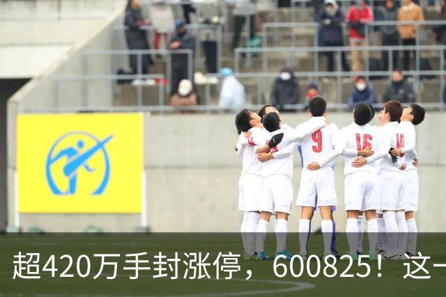超420万手封涨停，600825！这一冷门板块，释放多重利好
