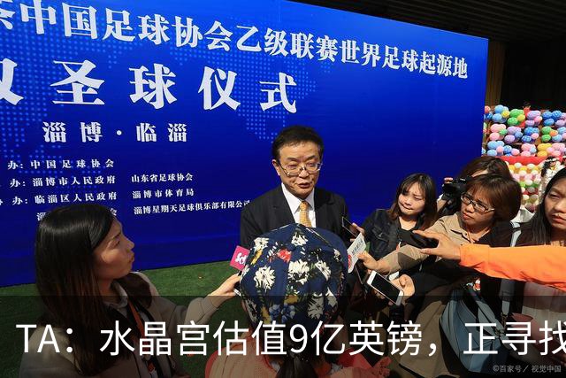 TA：水晶宫估值9亿英镑，正寻找投资推进新球场工程